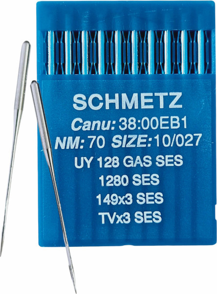 Изображение товара Набор игл для промышленной швейной машины Schmetz UYx128 GAS 70 SES Sch-10 (10шт, для трикотажа)