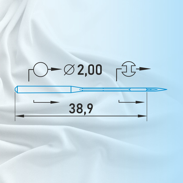 Изображение товара Набор игл для промышленной швейной машины Schmetz UYx128 GAS 70 SES Sch-10 (10шт, для трикотажа)