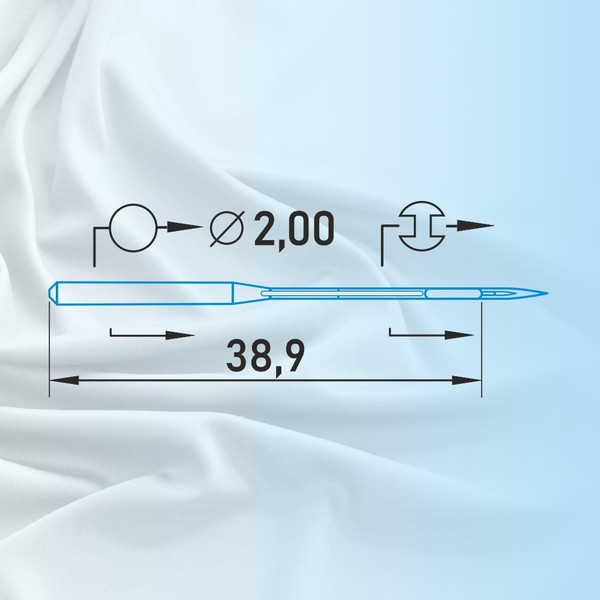 Изображение товара Набор игл для промышленной швейной машины Schmetz UYx128 GAS 90 Sch-10 (10шт, универсальные)