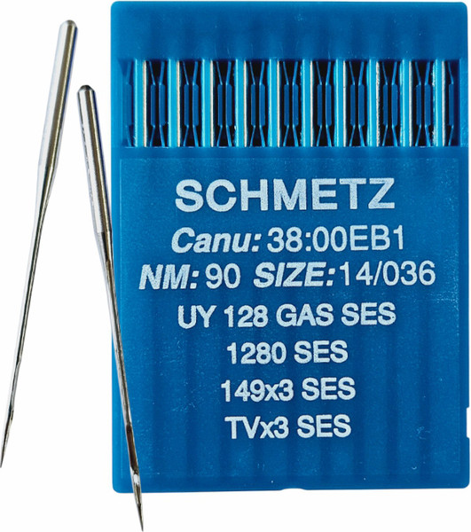 Изображение товара Набор игл для промышленной швейной машины Schmetz UYx128 GAS 90 SES Sch-10 (10шт, для трикотажа)