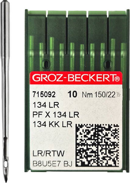 Изображение товара Набор игл для промышленной швейной машины Groz-Beckert 134-35 LR 150 GB-10 (10шт, для кожи)