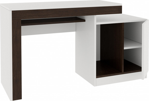 Изображение товара Письменный стол Woodville Модена (белый/венге)
