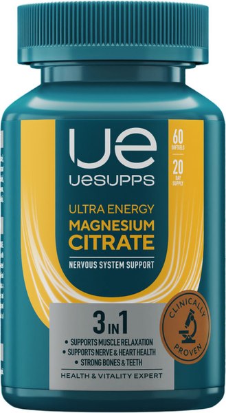 Изображение товара Минерал UESUPPS Ультра Энерджи Магния Цитрат (60 капсул)