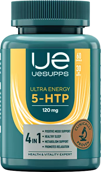 Изображение товара Аминокислота 5-HTP UESUPPS Ультра Энерджи (60 капсул)