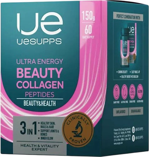 Изображение товара Коллаген UESUPPS Ультра Энерджи Бьюти Коллаген Пептиды (150г)
