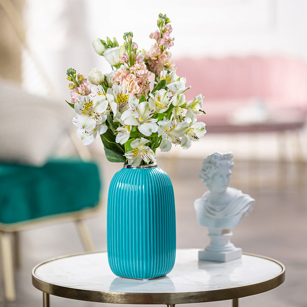 Изображение товара Ваза Mandarin Decor Сан-Ремо / FS13284-20 (лазурный)