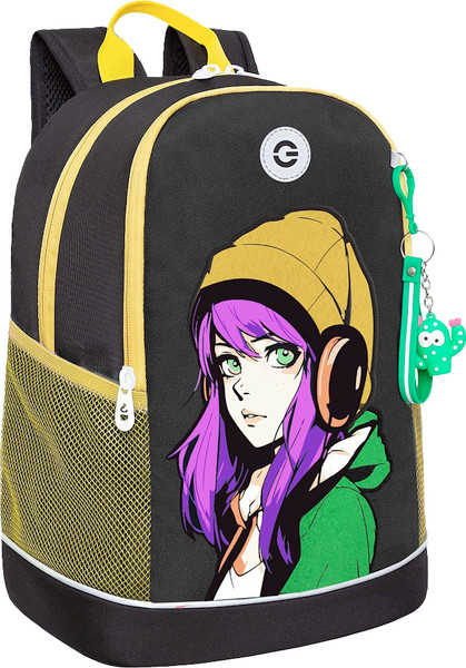 Изображение товара Школьный рюкзак Grizzly RG-563-12 (черный)