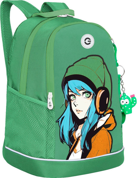 Изображение товара Школьный рюкзак Grizzly RG-563-12 (зеленый)