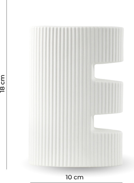 Изображение товара Набор ваз Mandarin Decor Love / FSS1501045-18W (белый, 4 шт)