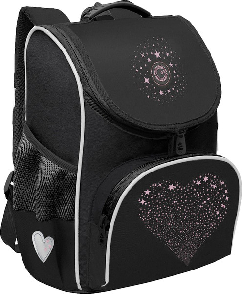 Изображение товара Школьный рюкзак Grizzly RAm-584-3 (черный/розовый)