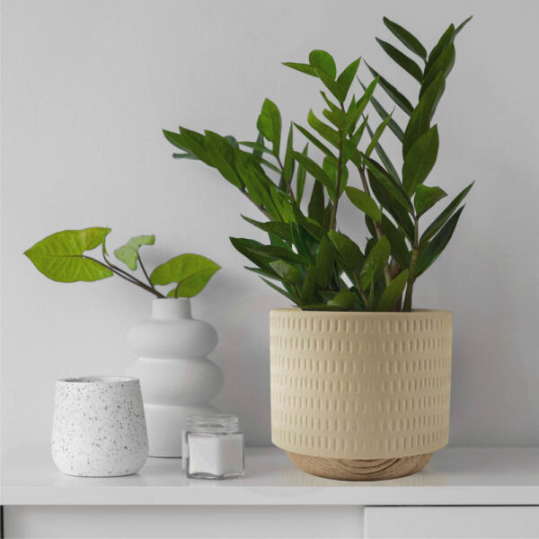 Изображение товара Кашпо Mandarin Decor Често / P18C23104B-12milk (молочный)