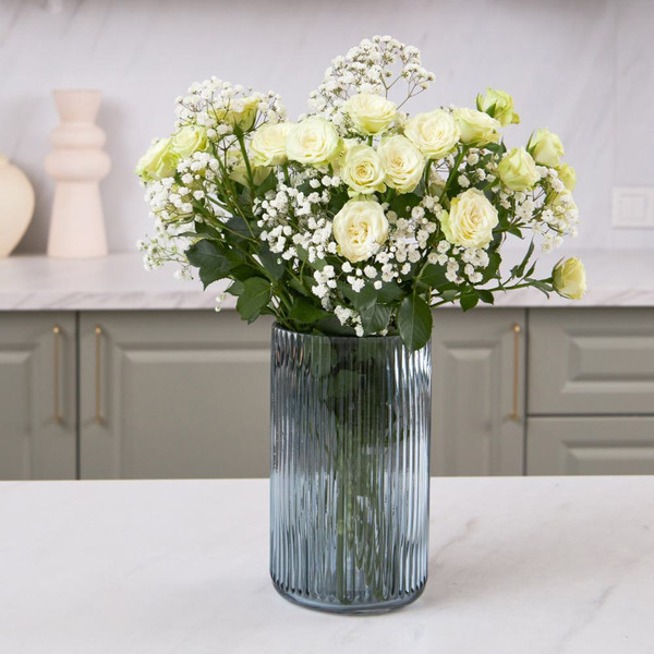 Изображение товара Ваза Mandarin Decor Прима / GL50112-22blue (голубой)