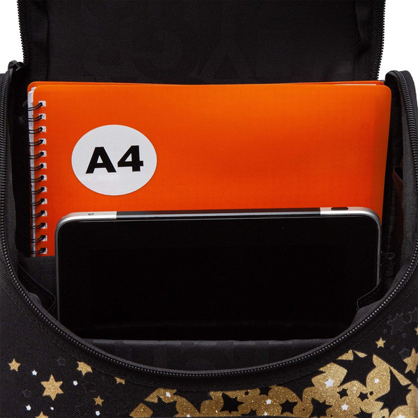 Изображение товара Школьный рюкзак Grizzly RAm-584-7 (черный/золотой)