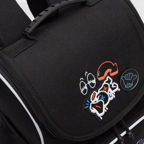 Изображение товара Школьный рюкзак Grizzly RAm-585-6 (черный)