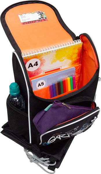 Изображение товара Школьный рюкзак Grizzly RAm-585-6 (черный)