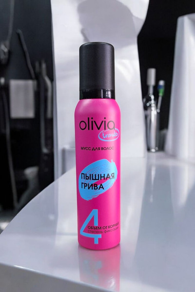Изображение товара Мусс для укладки волос Olivia Trends Пышная грива 4 степень фиксации (150мл)