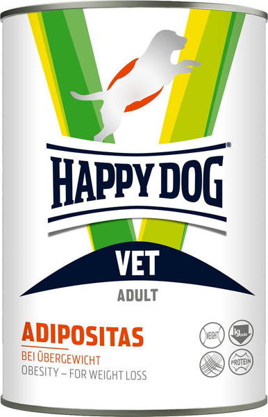 Изображение товара Влажный ветеринарный корм для собак Happy Dog Vet Diat Adipositas (400г)