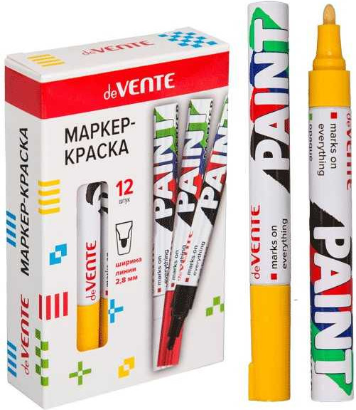 Изображение товара Маркер-краска deVente 5043338 (желтый)