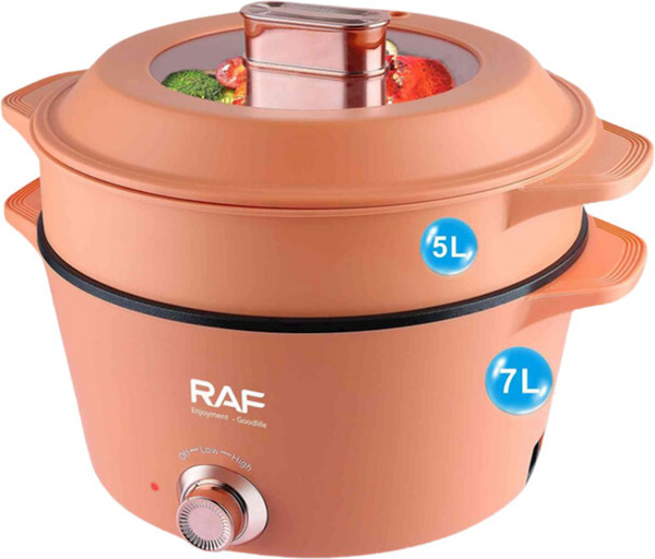 Изображение товара Электрическая кастрюля RAF R.5403 (оранжевый)