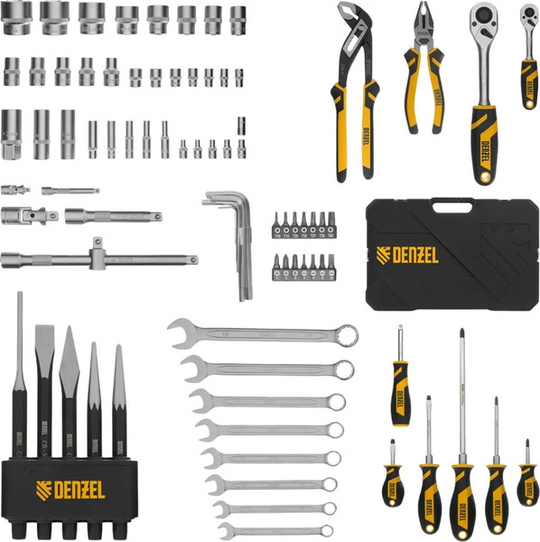 Изображение товара Универсальный набор инструментов Denzel 15802