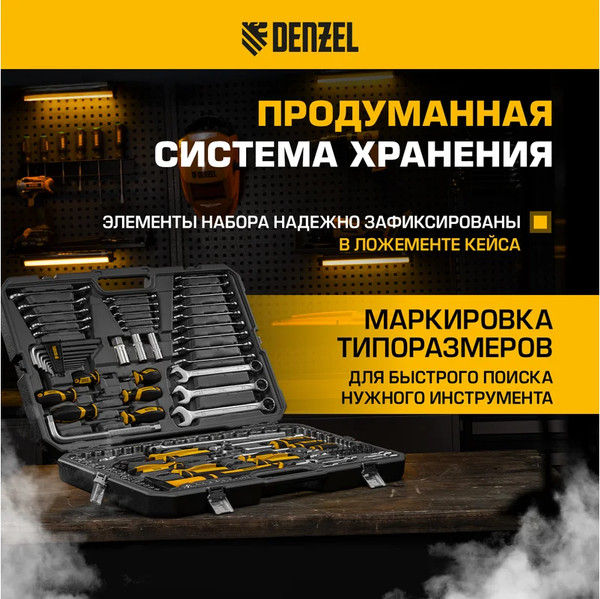 Изображение товара Универсальный набор инструментов Denzel 15805