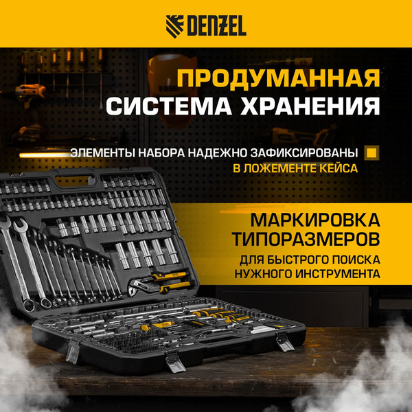 Изображение товара Универсальный набор инструментов Denzel 15808