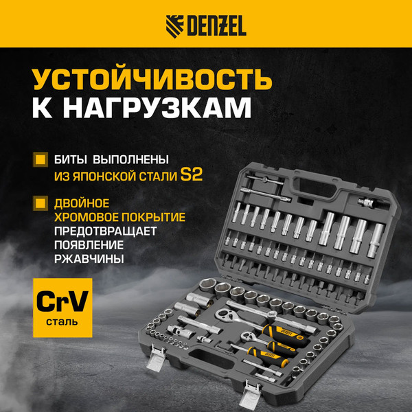 Изображение товара Универсальный набор инструментов Denzel 15813