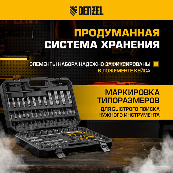 Изображение товара Универсальный набор инструментов Denzel 15813