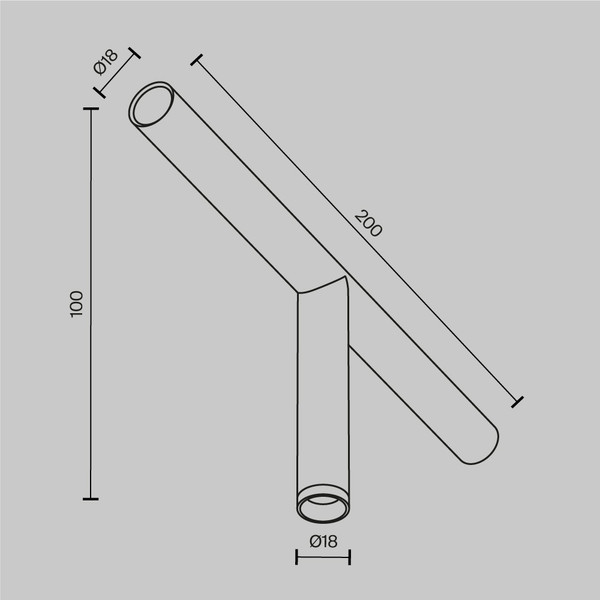 Изображение товара Бра Maytoni Focus Led C102CL-3W3-6K-B