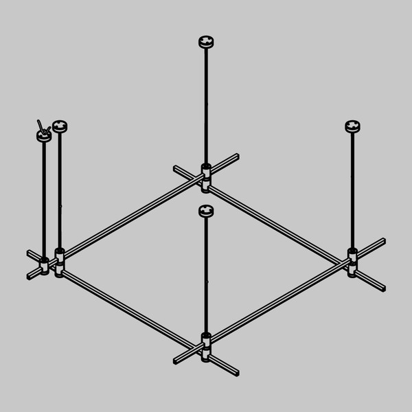 Изображение товара Подвесная система Maytoni Hang TFC-Flar-H04-BS