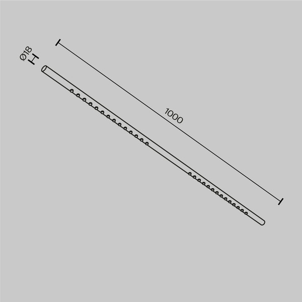 Изображение товара Трековый светильник Maytoni Points C101CL-L1000-24W3-6K-B