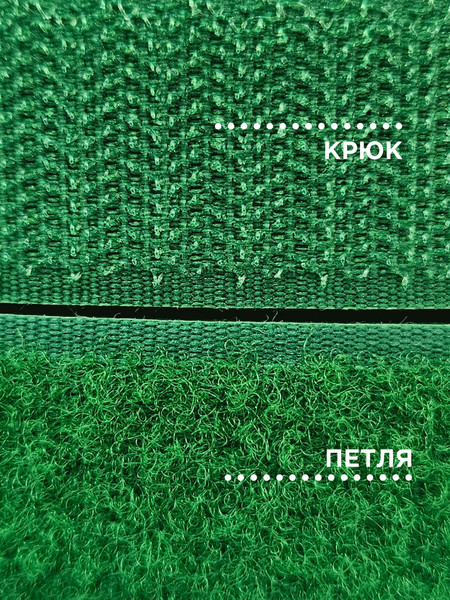 Изображение товара Застежки-липучки для шитья Sentex 25мм №123 / ЛК 25 123-1 (1м, зеленый)