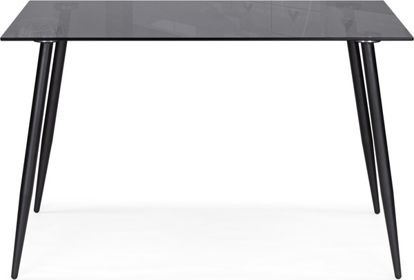 Изображение товара Обеденный стол Woodville Smoke 120х80х75 (clear gray/black)