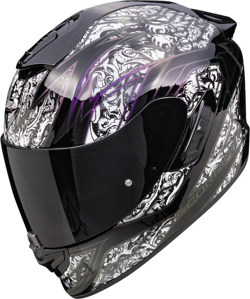 Изображение товара Мотошлем Scorpion Exo Exo-1400 Evo II Fantasy (р. XS, черный/белый)