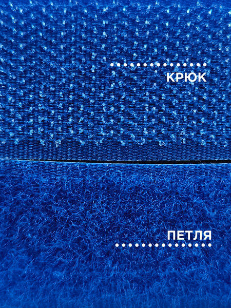 Изображение товара Застежки-липучки для шитья Sentex 25мм №230 / ЛК 25 230-1 (1м, васильковый)