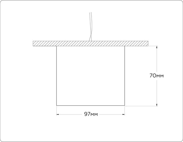 Изображение товара Точечный светильник Ambrella TN52887 SBK/SGD (черный песок/золото песок)