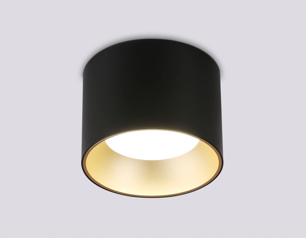 Изображение товара Точечный светильник Ambrella TN52887 SBK/SGD (черный песок/золото песок)