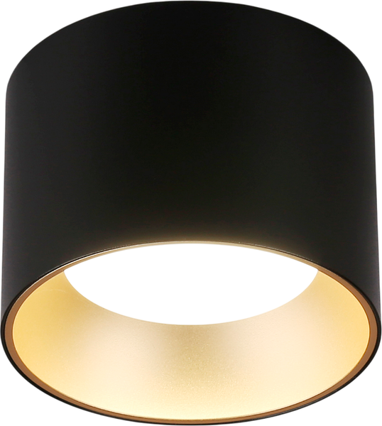 Изображение товара Точечный светильник Ambrella TN52887 SBK/SGD (черный песок/золото песок)