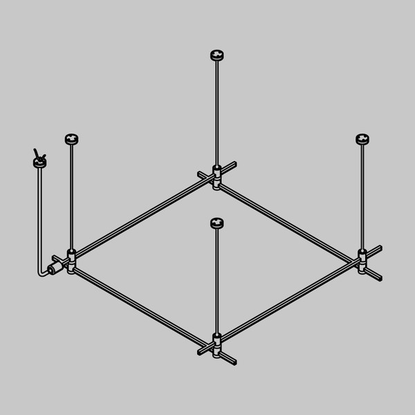 Изображение товара Подвесная система Maytoni Hang TFC-Flar-H08-B