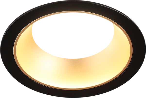Изображение товара Точечный светильник Ambrella TN52334 SBK/SGD (черный песок/золото песок)