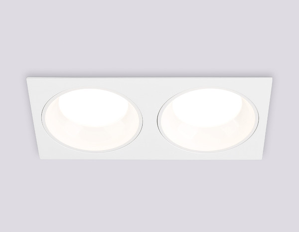 Изображение товара Точечный светильник Ambrella TN52343/2 SWH/GWH (белый песок/белый глянец)