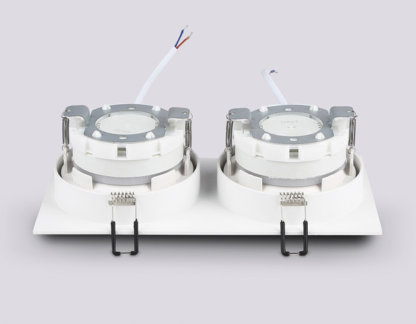 Изображение товара Точечный светильник Ambrella TN52343/2 SWH/GWH (белый песок/белый глянец)