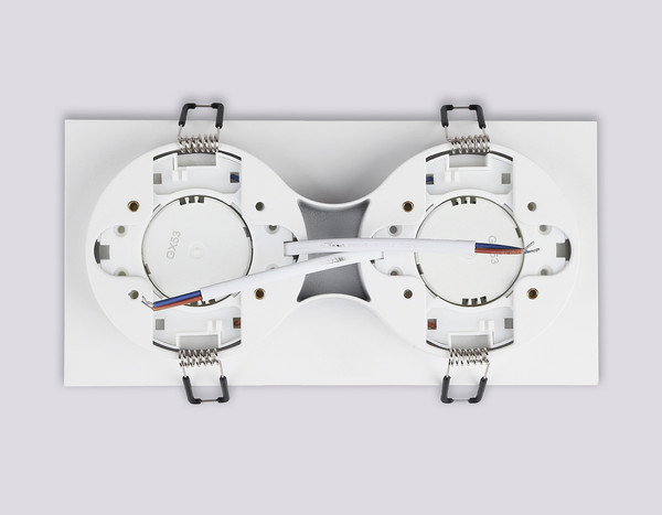 Изображение товара Точечный светильник Ambrella TN52423/2 WH/FR (белый/белый матовый)