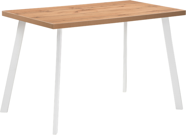 Изображение товара Обеденный стол Notta Тринити Лофт 120x80x75 25 мм (дуб вотан/белый матовый)