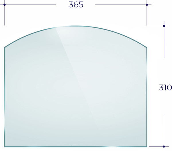Изображение товара Стекло для печной двери Везувий 240 Арка