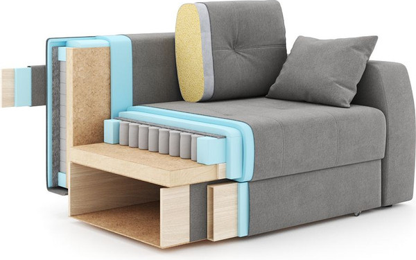 Изображение товара Диван Аквилон Оптимус (Меген 11/какао)