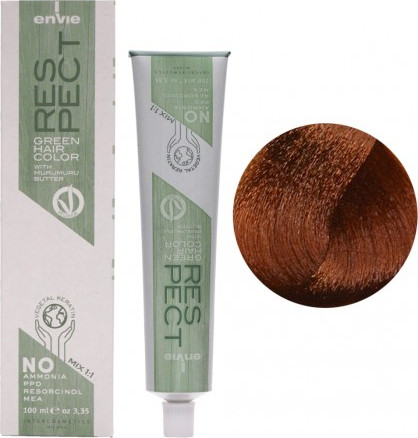 Изображение товара Крем-краска для волос Envie Green Hair Color тон 7.4 (100мл)