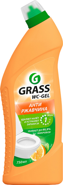 Изображение товара Чистящее средство для унитаза Grass WC-gel цитруса / 126060 (750мл)