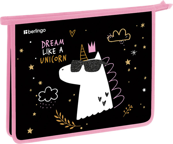 Изображение товара Папка для тетрадей Berlingo Dream Like A Unicorn / BR-PP-A50516