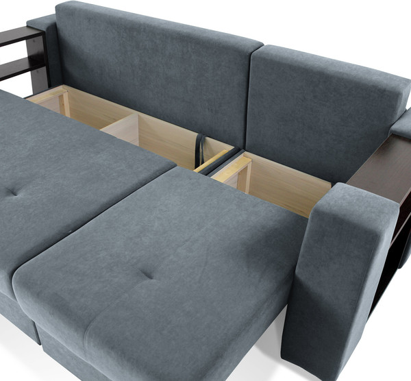 Изображение товара Диван Аквилон Оптимус НПБ (меген 27/графит)